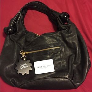 See By Chloe Leather Hobo Bag